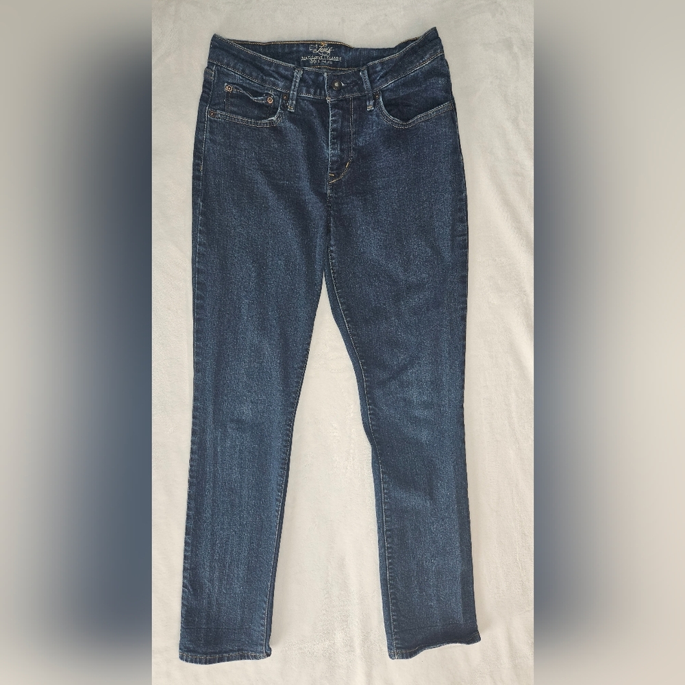 Levi San Francisco Bold Curvy Classic Slim Leg Size 10 Blue Jeans